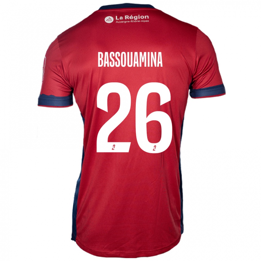 Niño Camiseta Mons Bassouamina #26 Borgoña Claro 1ª Equipación 2024/25 La Camisa Perú