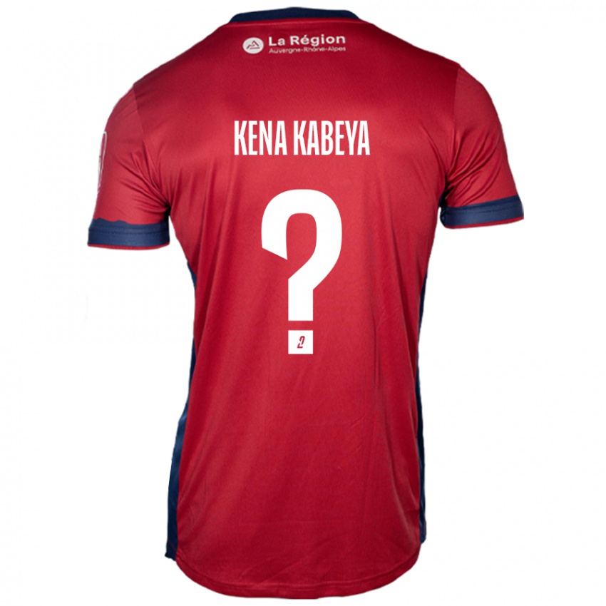 Niño Camiseta Ethan Kena Kabeya #0 Borgoña Claro 1ª Equipación 2024/25 La Camisa Perú