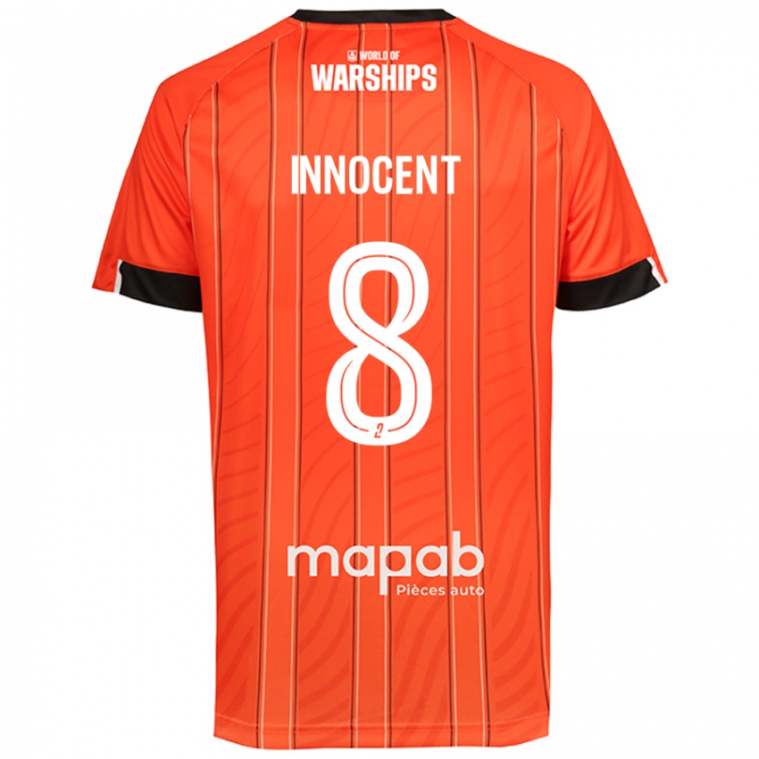 Niño Camiseta Bonke Innocent #8 Naranja 1ª Equipación 2024/25 La Camisa Perú