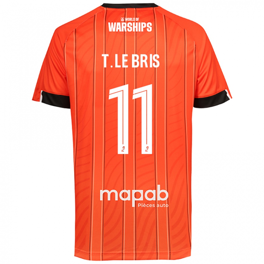 Niño Camiseta Théo Le Bris #11 Naranja 1ª Equipación 2024/25 La Camisa Perú