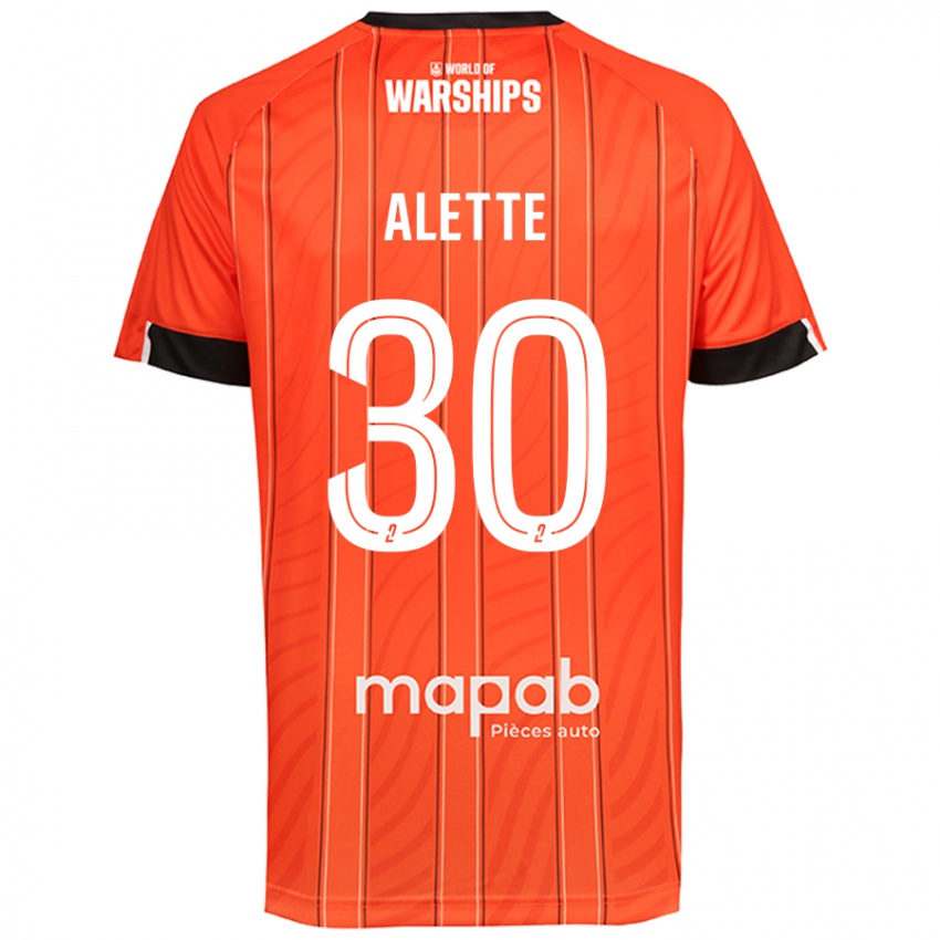 Niño Camiseta Gaël Alette #30 Naranja 1ª Equipación 2024/25 La Camisa Perú