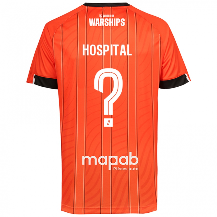 Niño Camiseta Alex Hospital #0 Naranja 1ª Equipación 2024/25 La Camisa Perú