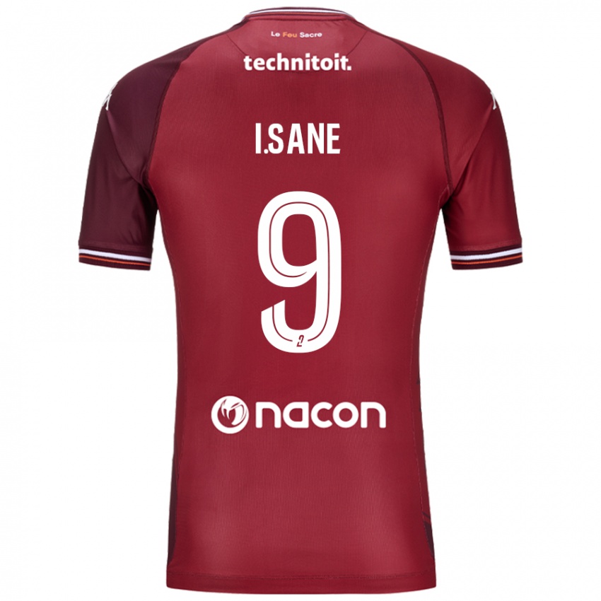 Niño Camiseta Ibou Sané #9 Rojo Granata 1ª Equipación 2024/25 La Camisa Perú