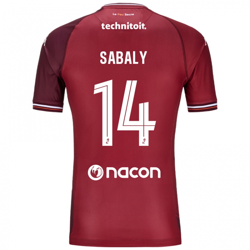 Niño Camiseta Cheikh Sabaly #14 Rojo Granata 1ª Equipación 2024/25 La Camisa Perú