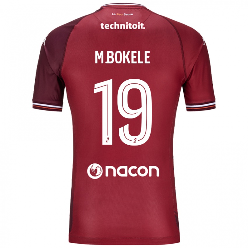 Niño Camiseta Morgan Bokele #19 Rojo Granata 1ª Equipación 2024/25 La Camisa Perú