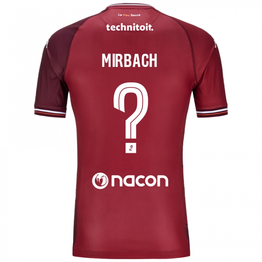 Niño Camiseta Alexis Mirbach #0 Rojo Granata 1ª Equipación 2024/25 La Camisa Perú