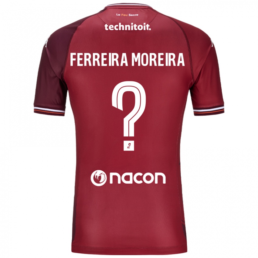 Niño Camiseta Ruben Ferreira Moreira #0 Rojo Granata 1ª Equipación 2024/25 La Camisa Perú