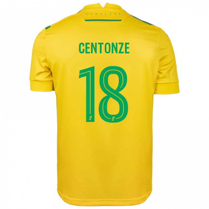 Niño Camiseta Fabien Centonze #18 Amarillo Verde 1ª Equipación 2024/25 La Camisa Perú