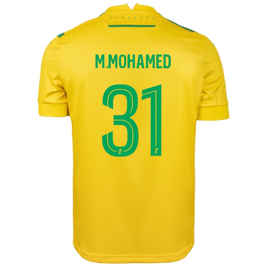 Niño Camiseta Mostafa Mohamed #31 Amarillo Verde 1ª Equipación 2024/25 La Camisa Perú