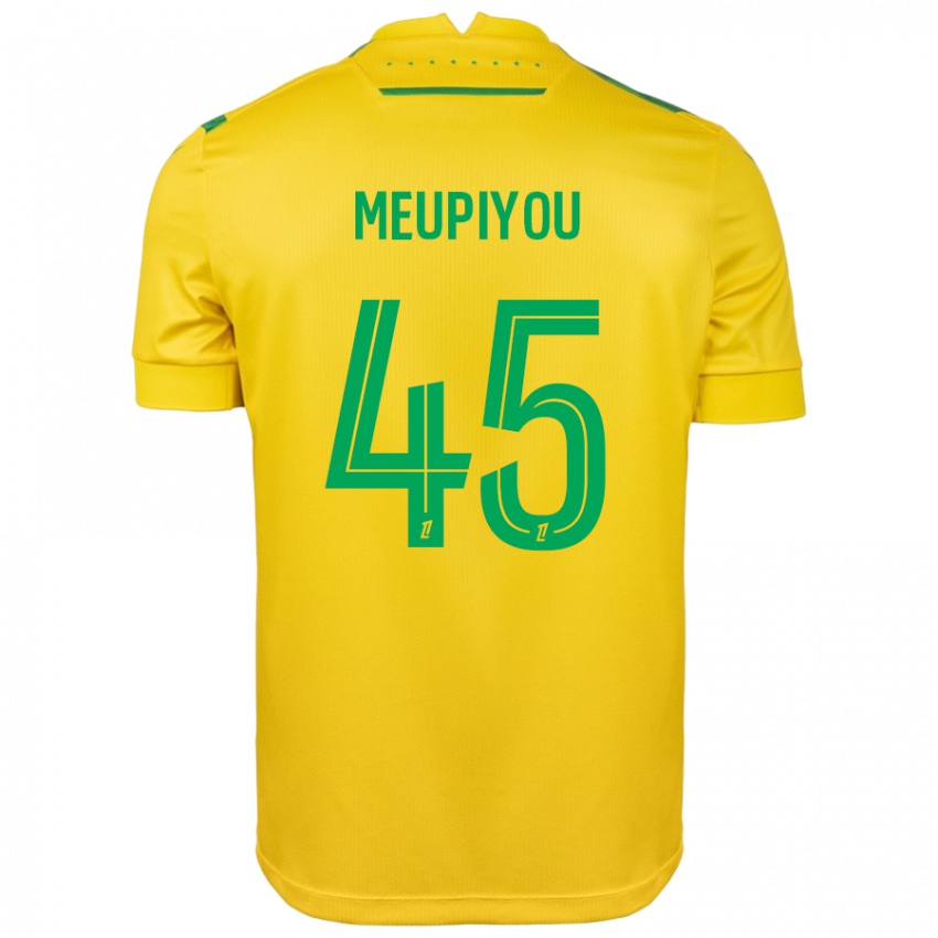 Niño Camiseta Bastien Meupiyou #45 Amarillo Verde 1ª Equipación 2024/25 La Camisa Perú