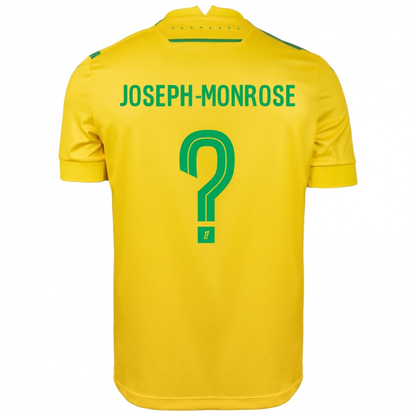 Niño Camiseta Florian Joseph-Monrose #0 Amarillo Verde 1ª Equipación 2024/25 La Camisa Perú