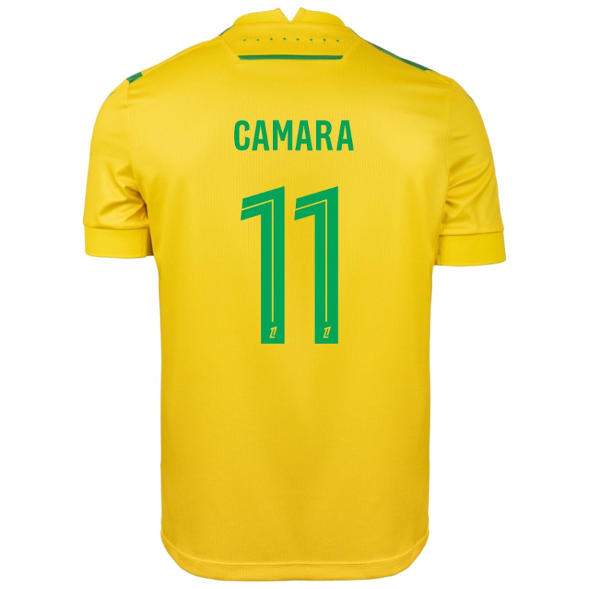 Niño Camiseta Aboubacar Camara #11 Amarillo Verde 1ª Equipación 2024/25 La Camisa Perú