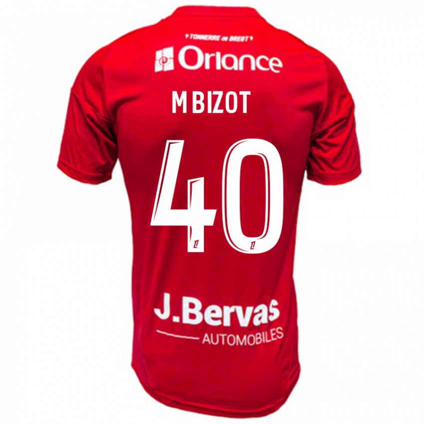 Niño Camiseta Marco Bizot #40 Rojo Blanco 1ª Equipación 2024/25 La Camisa Perú