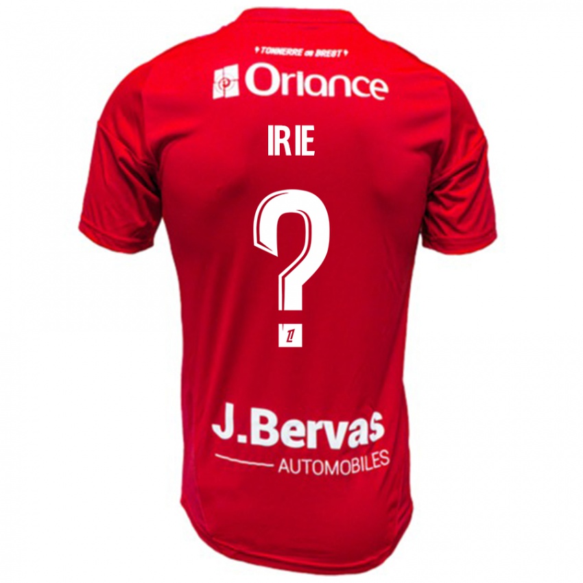 Niño Camiseta Paris Irie #0 Rojo Blanco 1ª Equipación 2024/25 La Camisa Perú