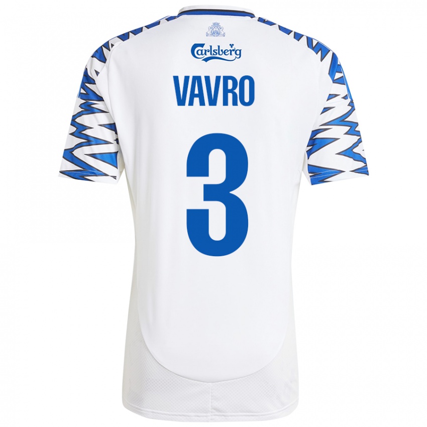 Niño Camiseta Denis Vavro #3 Blanco Azul Cielo 1ª Equipación 2024/25 La Camisa Perú