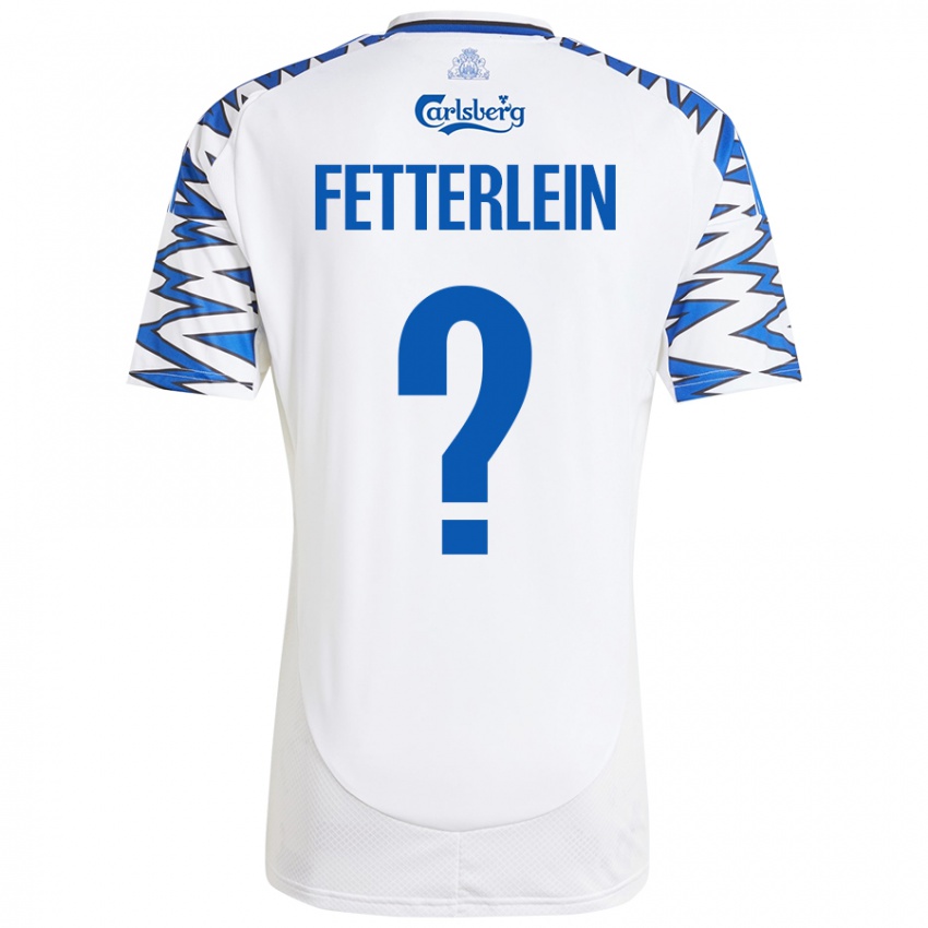 Niño Camiseta Sean Fetterlein #0 Blanco Azul Cielo 1ª Equipación 2024/25 La Camisa Perú