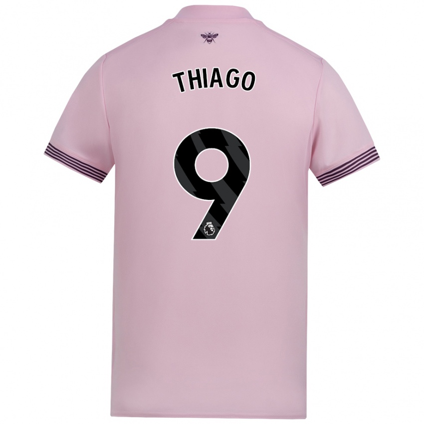 Niño Camiseta Igor Thiago #9 Rosa 2ª Equipación 2024/25 La Camisa Perú