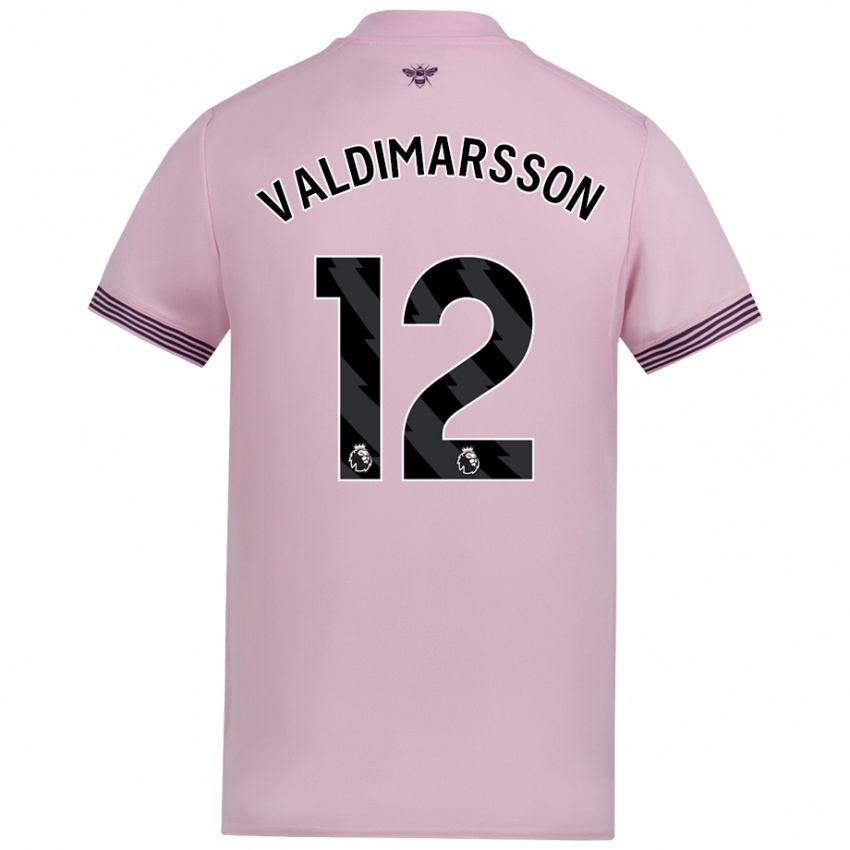 Niño Camiseta Hákon Rafn Valdimarsson #12 Rosa 2ª Equipación 2024/25 La Camisa Perú