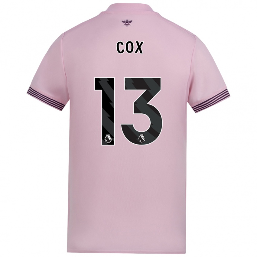 Niño Camiseta Matthew Cox #13 Rosa 2ª Equipación 2024/25 La Camisa Perú