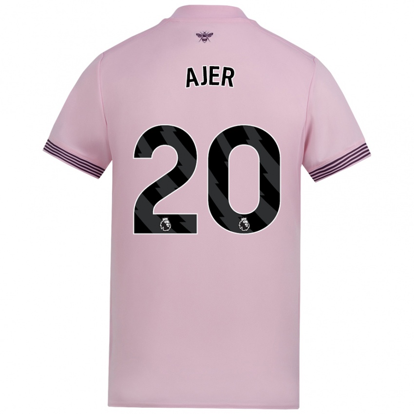 Niño Camiseta Kristoffer Ajer #20 Rosa 2ª Equipación 2024/25 La Camisa Perú