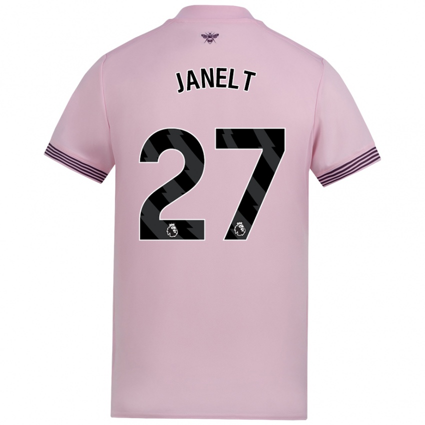 Niño Camiseta Vitaly Janelt #27 Rosa 2ª Equipación 2024/25 La Camisa Perú