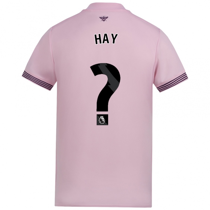 Niño Camiseta Ashley Hay #0 Rosa 2ª Equipación 2024/25 La Camisa Perú