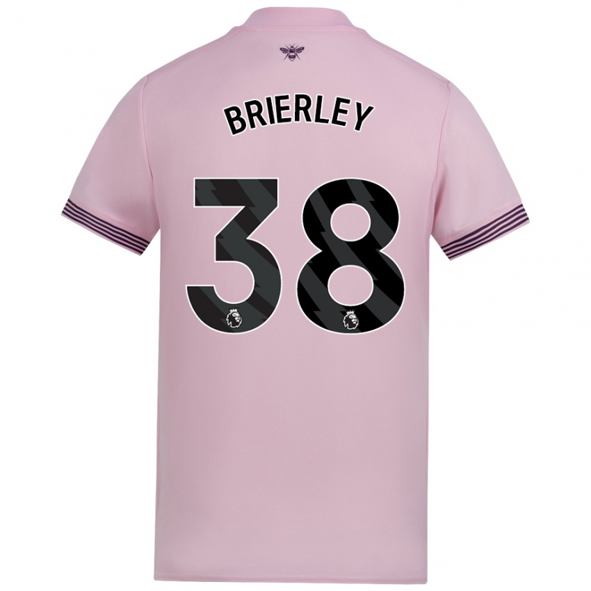 Niño Camiseta Ethan Brierley #38 Rosa 2ª Equipación 2024/25 La Camisa Perú