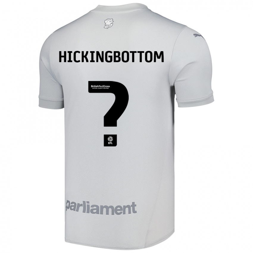 Niño Camiseta Charlie Hickingbottom #0 Gris Plata 2ª Equipación 2024/25 La Camisa Perú