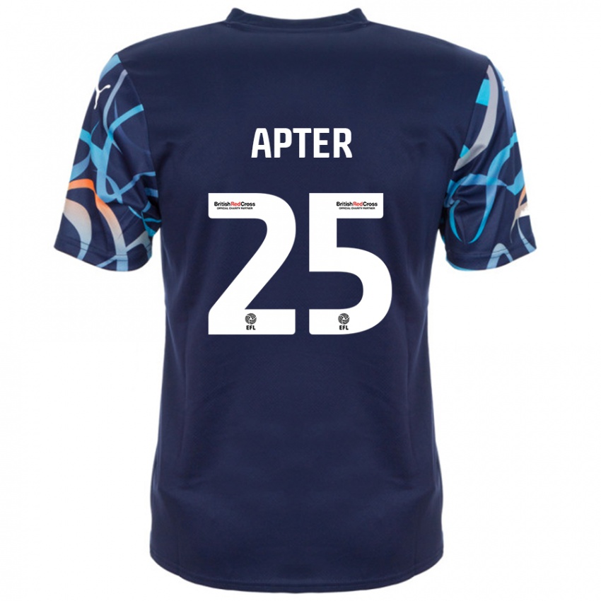 Niño Camiseta Rob Apter #25 Azul Marino 2ª Equipación 2024/25 La Camisa Perú