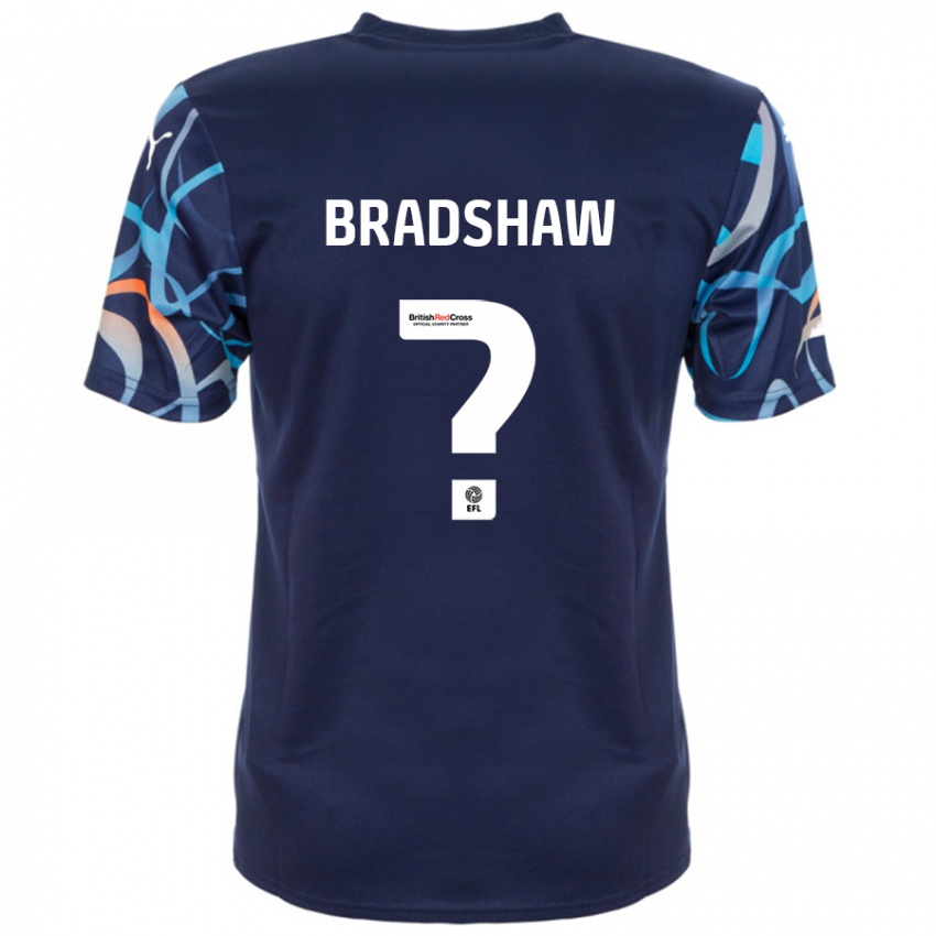 Niño Camiseta Ashleigh Bradshaw #0 Azul Marino 2ª Equipación 2024/25 La Camisa Perú