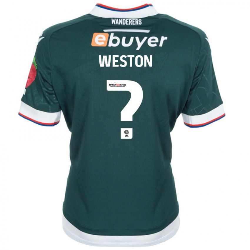 Niño Camiseta Ajay Weston #0 Verde Oscuro 2ª Equipación 2024/25 La Camisa Perú