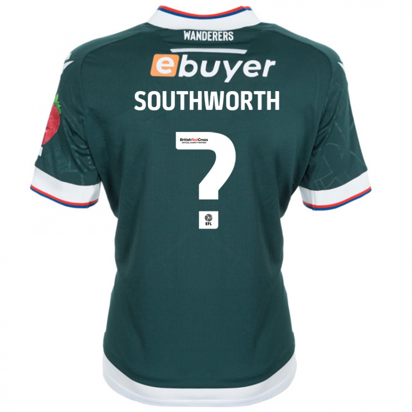 Niño Camiseta Ellie Southworth #0 Verde Oscuro 2ª Equipación 2024/25 La Camisa Perú