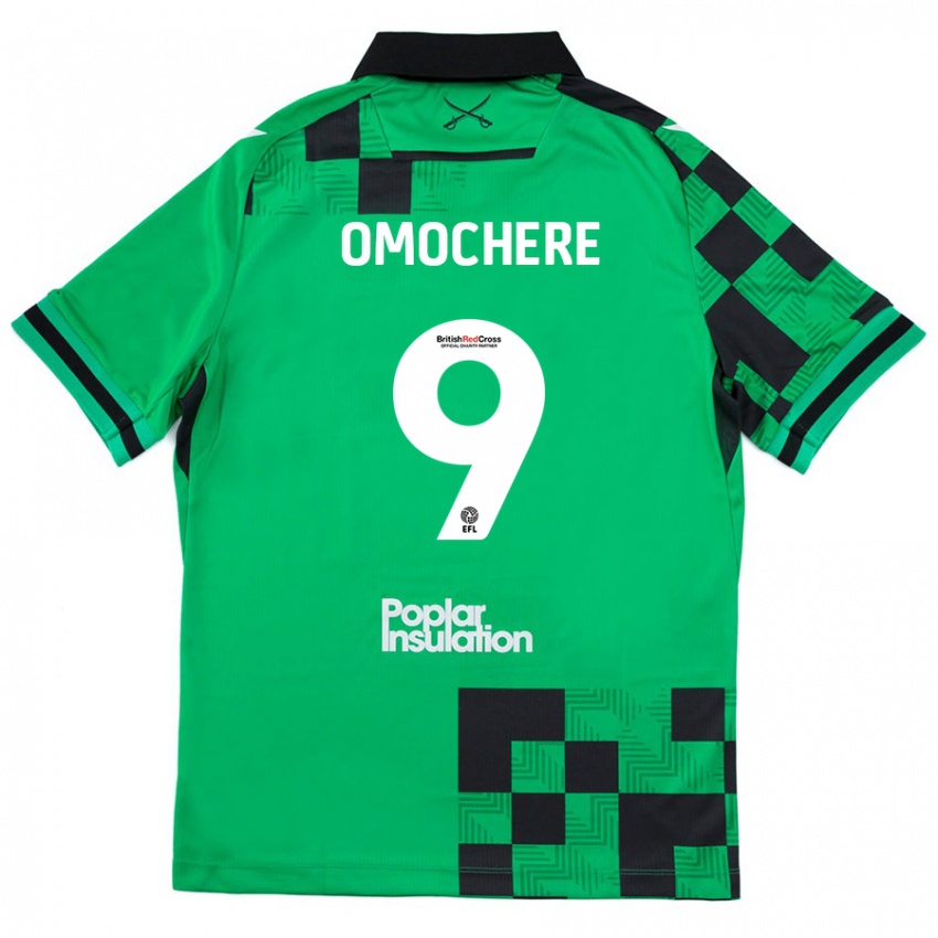 Niño Camiseta Promise Omochere #9 Verde Negro 2ª Equipación 2024/25 La Camisa Perú