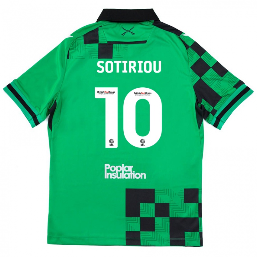 Niño Camiseta Ruel Sotiriou #10 Verde Negro 2ª Equipación 2024/25 La Camisa Perú