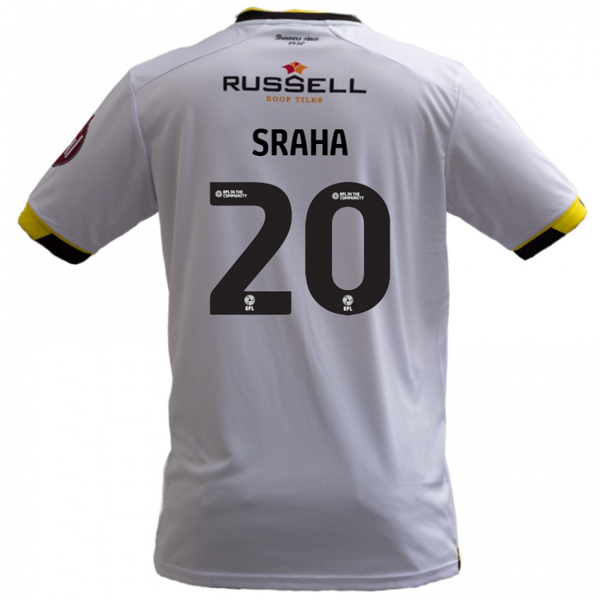 Niño Camiseta Jason Sraha #20 Blanco 2ª Equipación 2024/25 La Camisa Perú