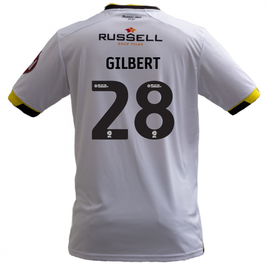 Niño Camiseta Cameron Gilbert #28 Blanco 2ª Equipación 2024/25 La Camisa Perú