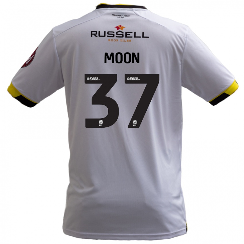 Niño Camiseta Jasper Moon #37 Blanco 2ª Equipación 2024/25 La Camisa Perú