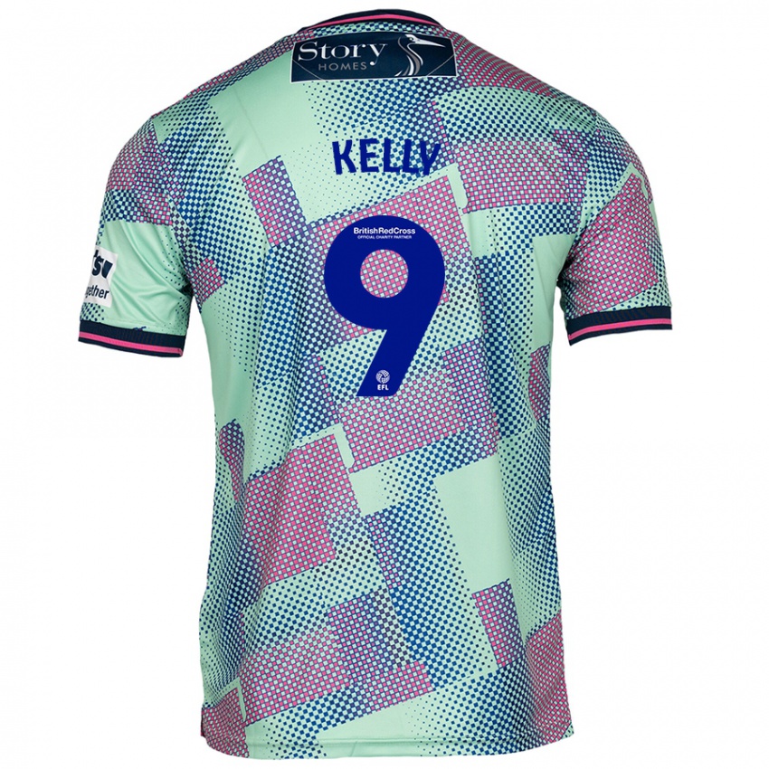 Niño Camiseta Georgie Kelly #9 Verde 2ª Equipación 2024/25 La Camisa Perú