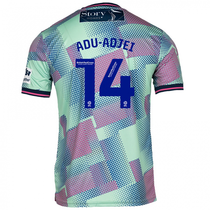 Niño Camiseta Daniel Adu-Adjei #14 Verde 2ª Equipación 2024/25 La Camisa Perú