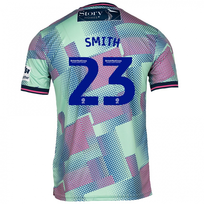 Niño Camiseta Jude Smith #23 Verde 2ª Equipación 2024/25 La Camisa Perú