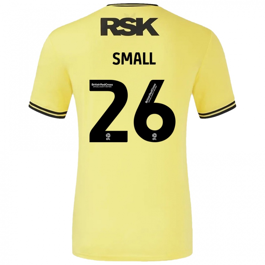 Niño Camiseta Thierry Small #26 Amarillo Negro 2ª Equipación 2024/25 La Camisa Perú