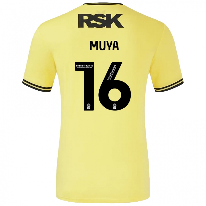 Niño Camiseta Karin Muya #16 Amarillo Negro 2ª Equipación 2024/25 La Camisa Perú