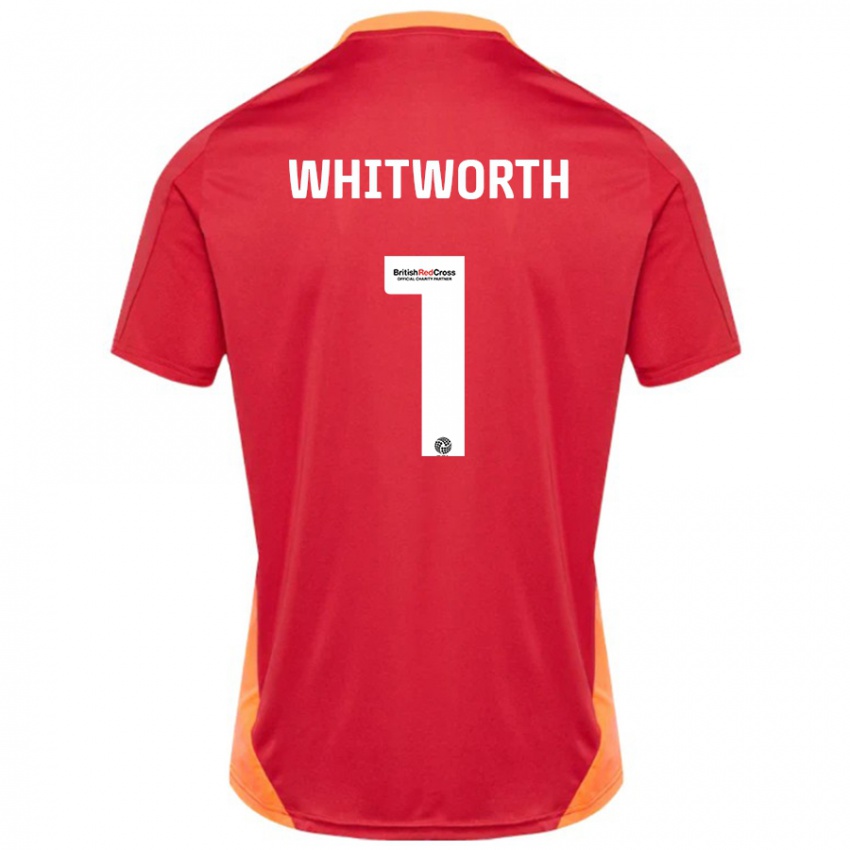 Niño Camiseta Joe Whitworth #1 Azul Blanquecino 2ª Equipación 2024/25 La Camisa Perú