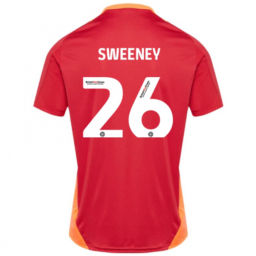 Niño Camiseta Pierce Sweeney #26 Azul Blanquecino 2ª Equipación 2024/25 La Camisa Perú