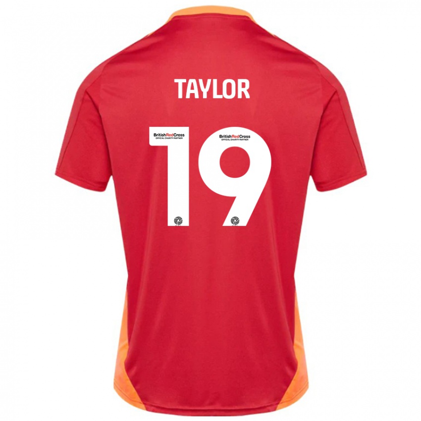 Niño Camiseta Mollie Taylor #19 Azul Blanquecino 2ª Equipación 2024/25 La Camisa Perú