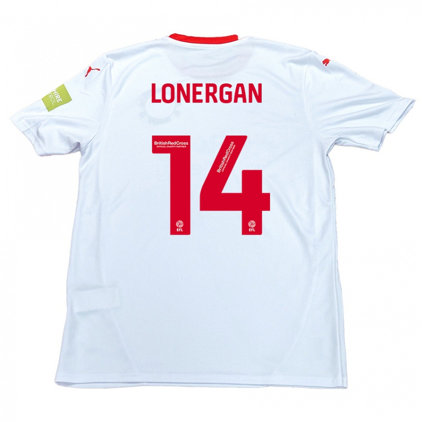 Niño Camiseta Tommy Lonergan #14 Blanco 2ª Equipación 2024/25 La Camisa Perú