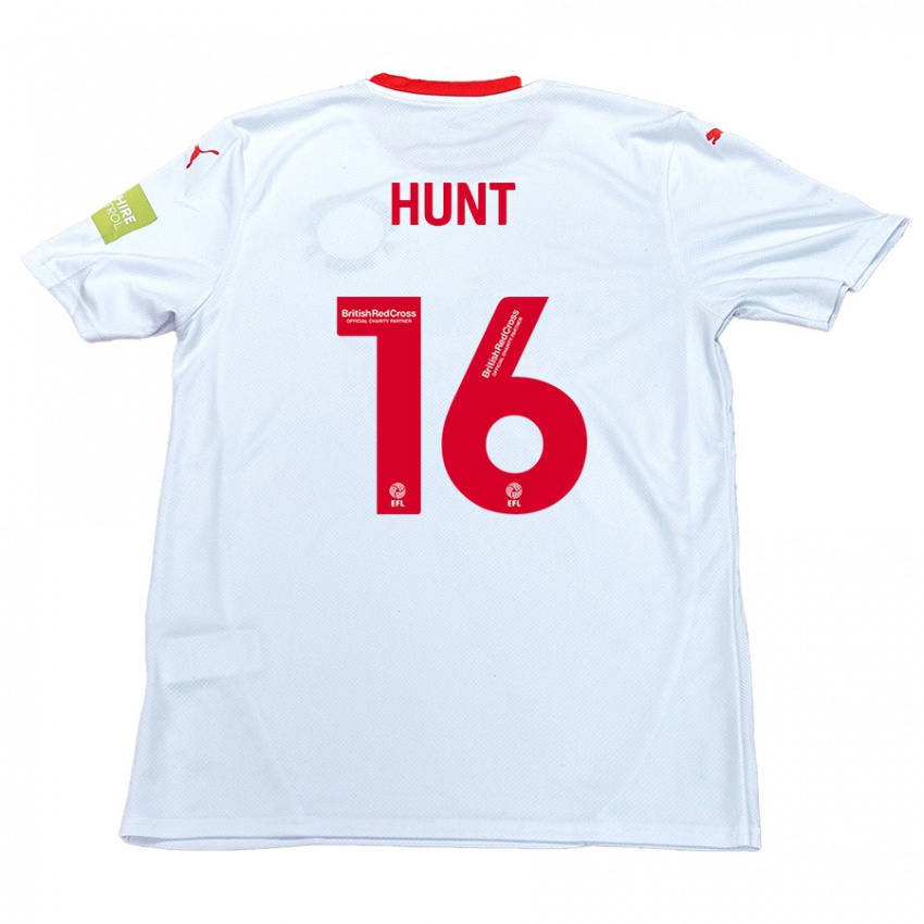 Niño Camiseta Mackenzie Hunt #16 Blanco 2ª Equipación 2024/25 La Camisa Perú