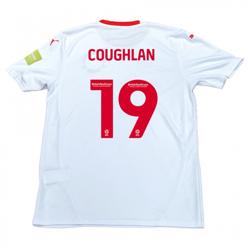 Niño Camiseta Ronan Coughlan #19 Blanco 2ª Equipación 2024/25 La Camisa Perú