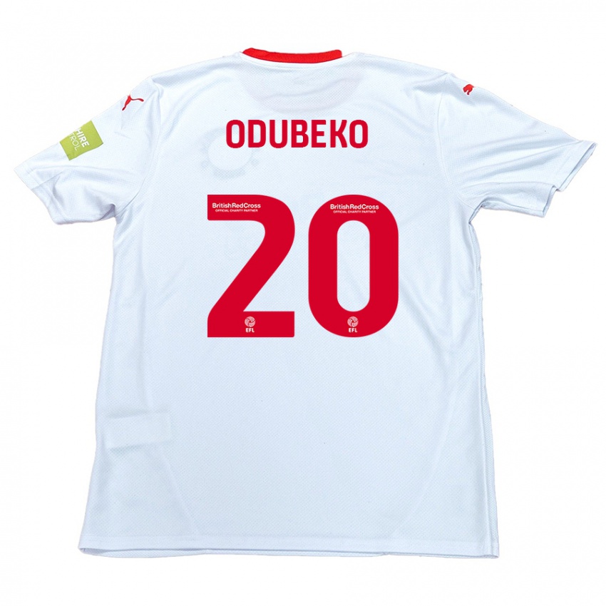 Niño Camiseta Mipo Odubeko #20 Blanco 2ª Equipación 2024/25 La Camisa Perú