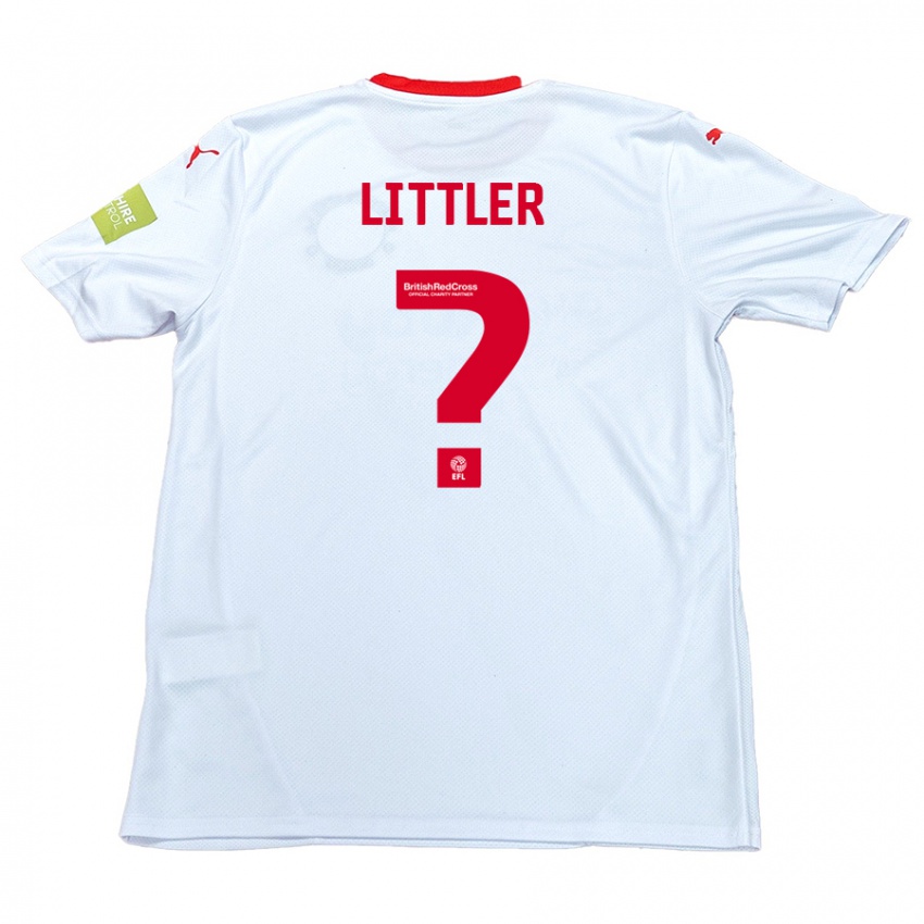 Niño Camiseta Zack Littler #0 Blanco 2ª Equipación 2024/25 La Camisa Perú